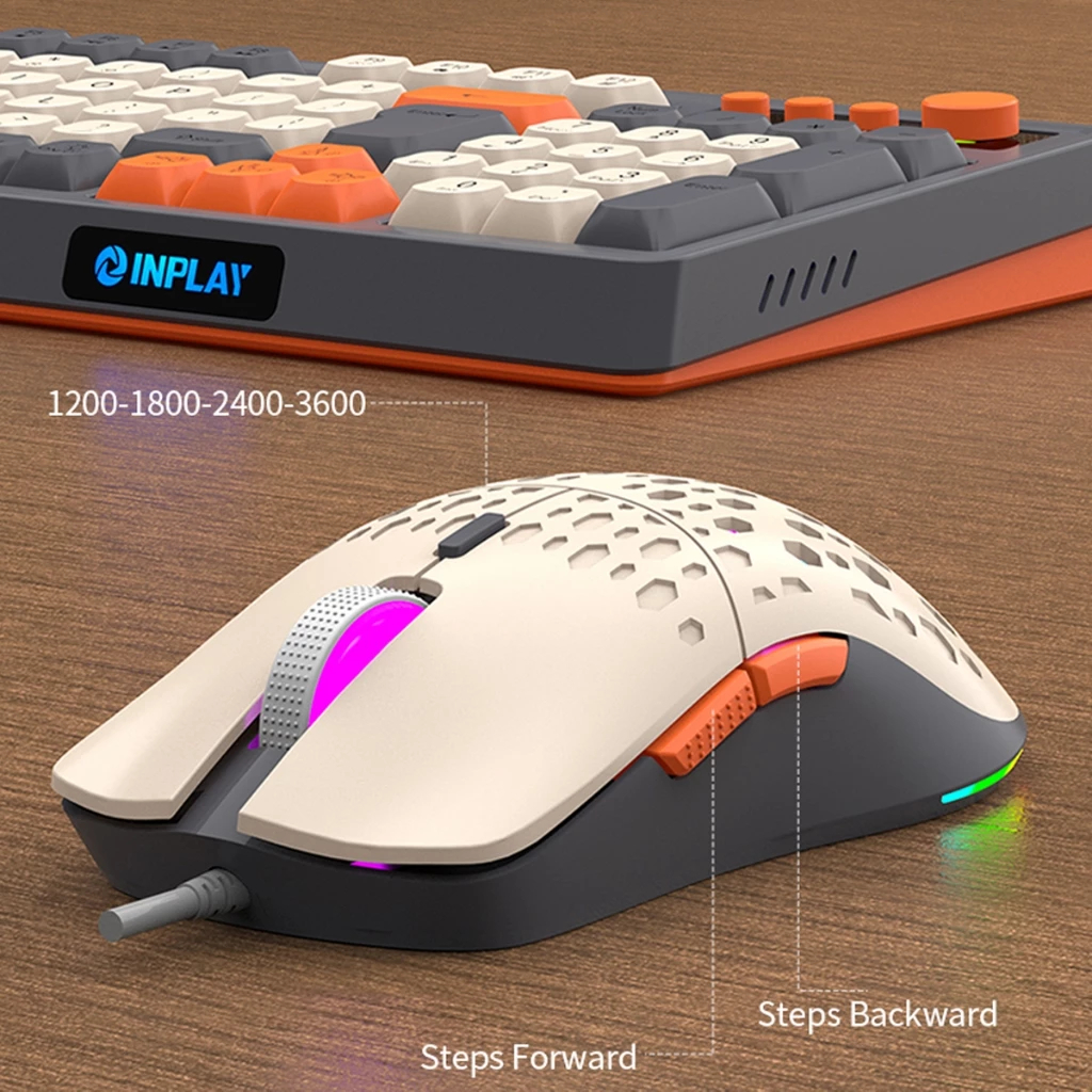 Inplay | STX390 | RGB Keyboard and Mouse Set With Volume adjustment ...