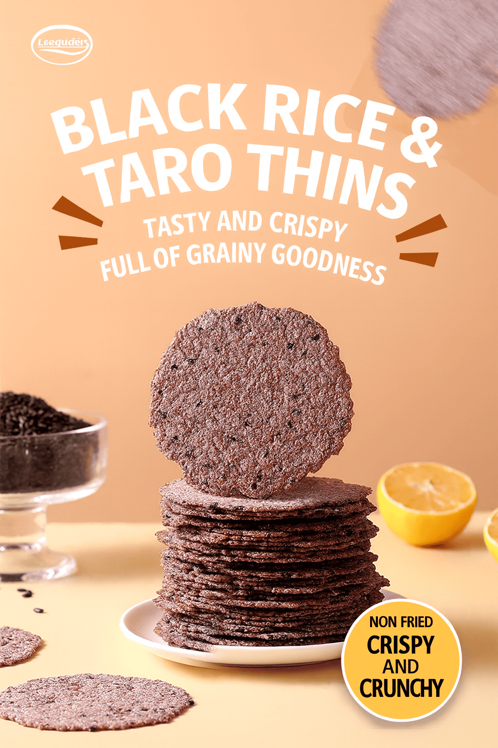 Healthy Multigrain Rice Crackers – Baked, High Fiber, Low Calorie Snack ...