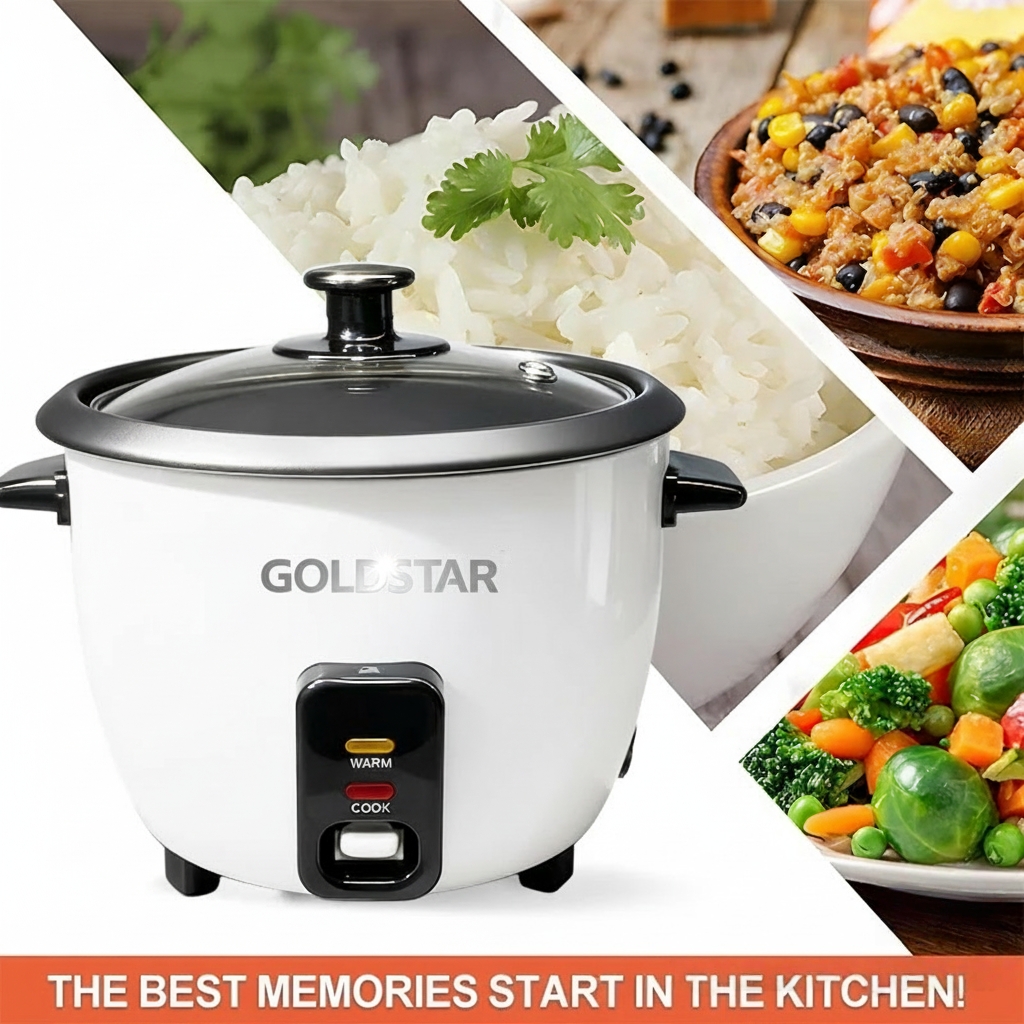 GoldStar 0.6L/1L Rice Cooker Small Multifunction Mini Rice Cooker ...