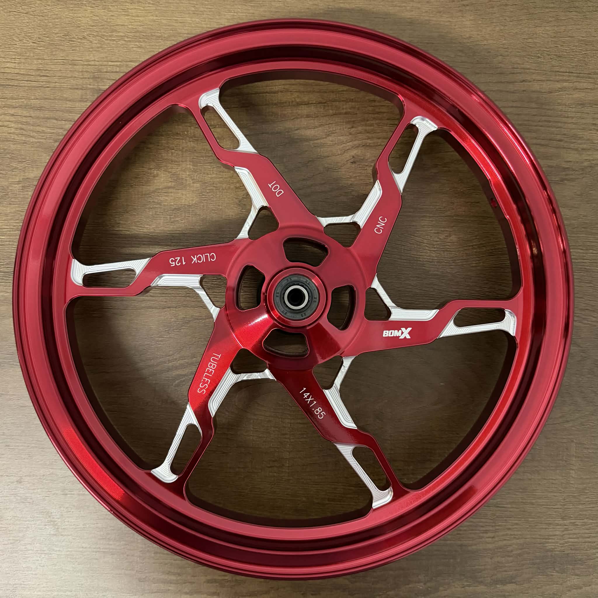 BOM RANGSIT BomX CNC MAGS RAZOR HEXA 6 SPOKES FOR CLICK 125 | Shopee ...