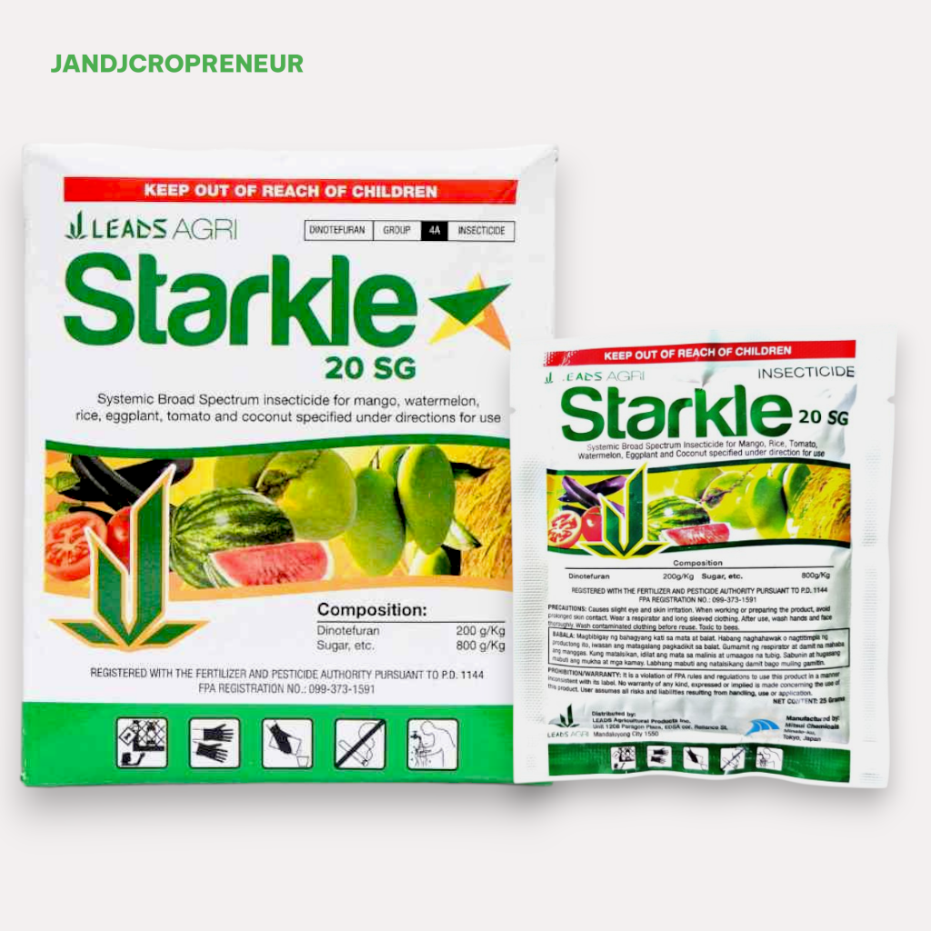 LEADSAGRI STARKLE 20 SG (25 GRAMS) SYSTEMIC INSECTICIDE DINOTEFURAN ...