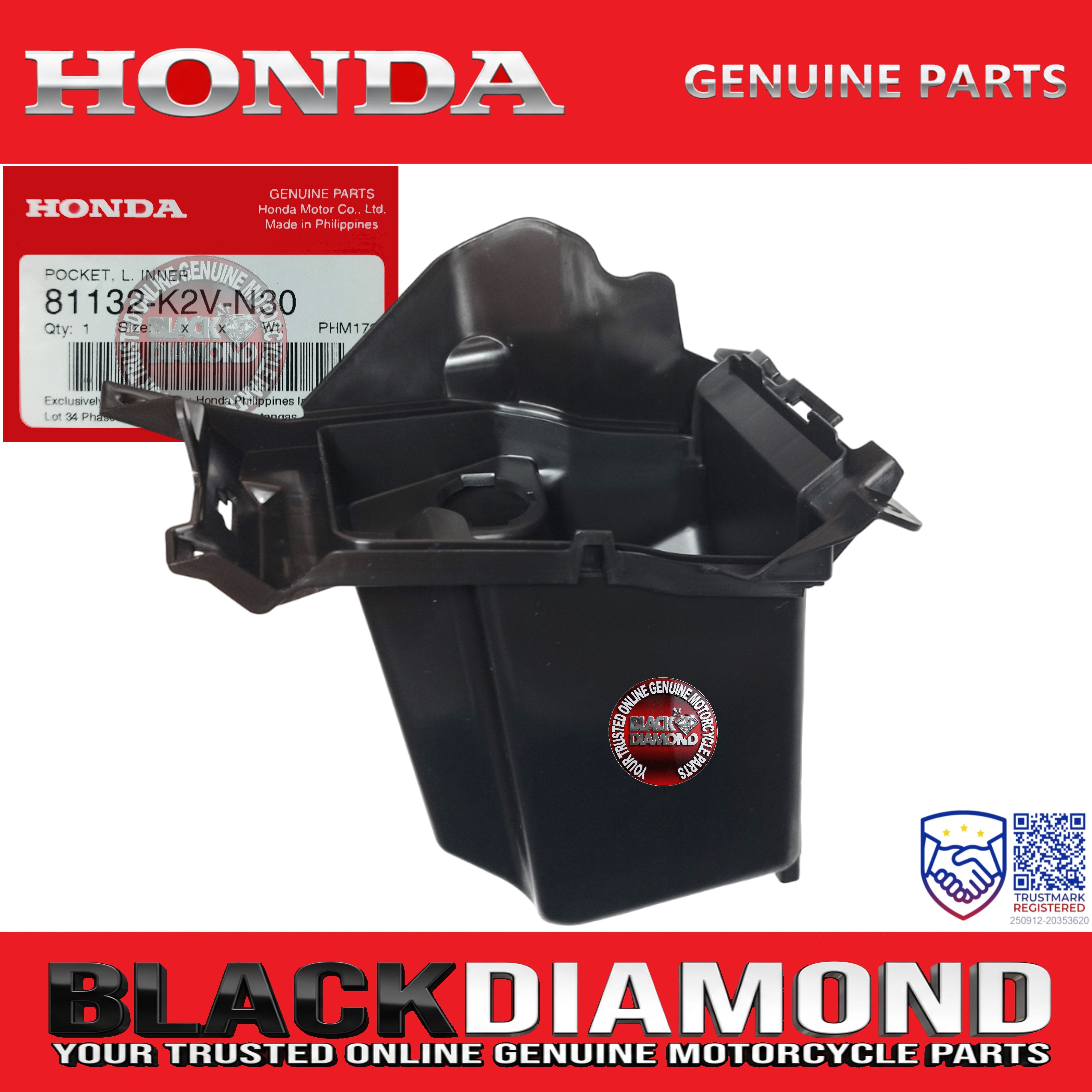 JOEY - ORIGINAL HONDA CLICK 125i VERSION 3 | POCKET, LEFT INNER | PART ...