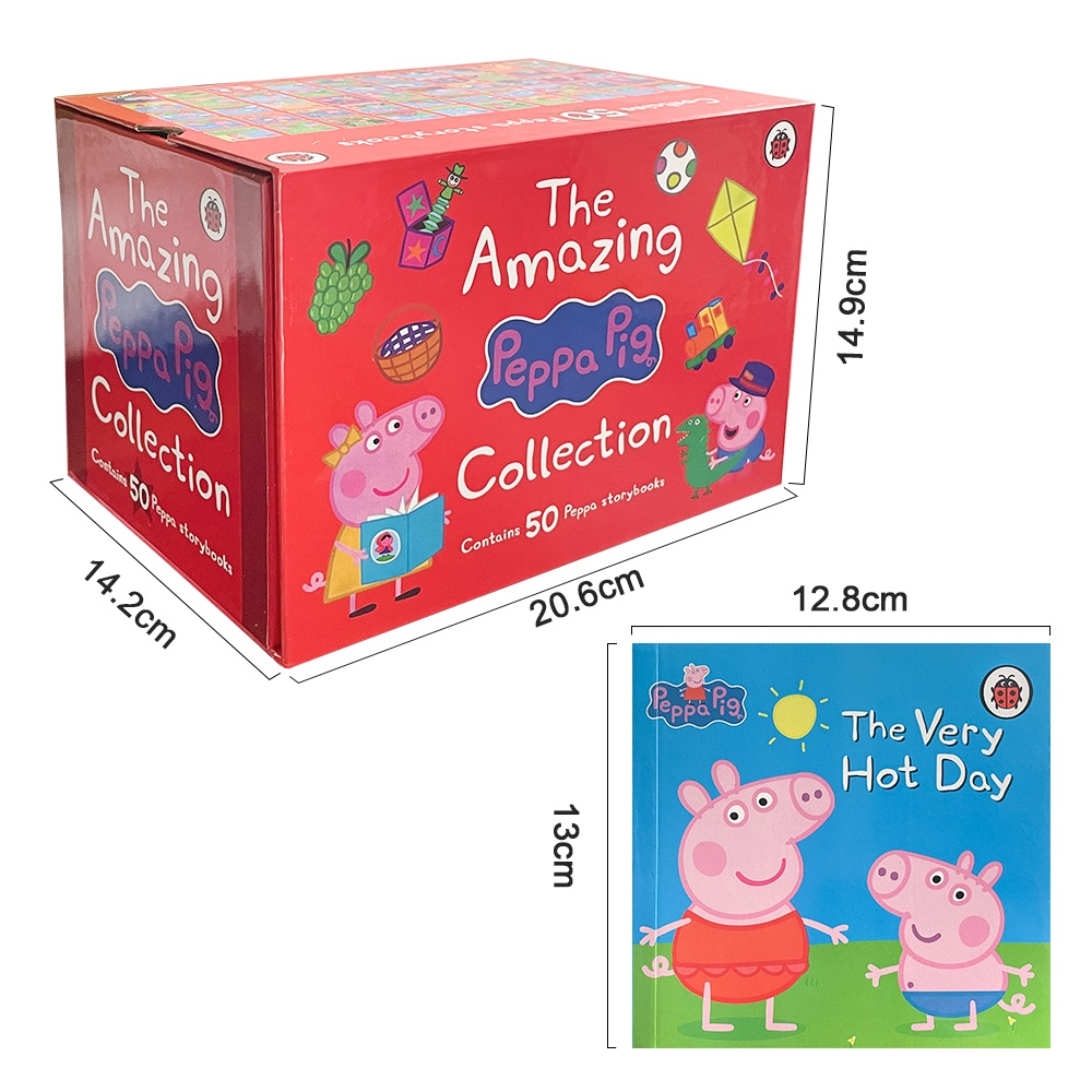 The Amazing Peppa Pig Collection Box English Picture Book for Kids Baby ...