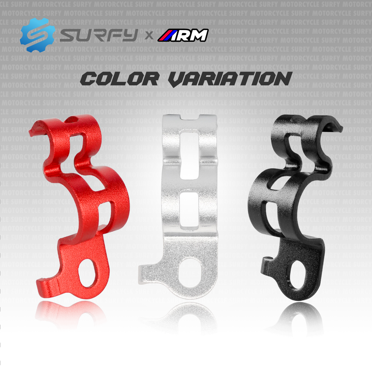 ARM Nmax v1/v2/v3 Rear Brake Hose Bracket Holder Full CNC Aluminum ...