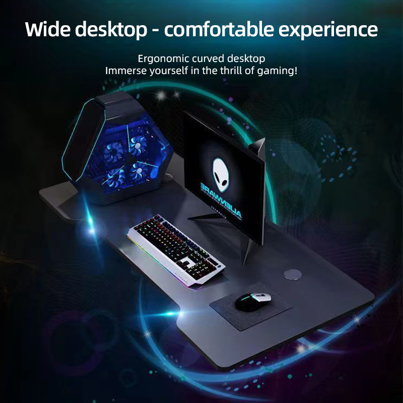 AIODIY Gaming Table Playing Games Playing Computer Table Ergonomic ...
