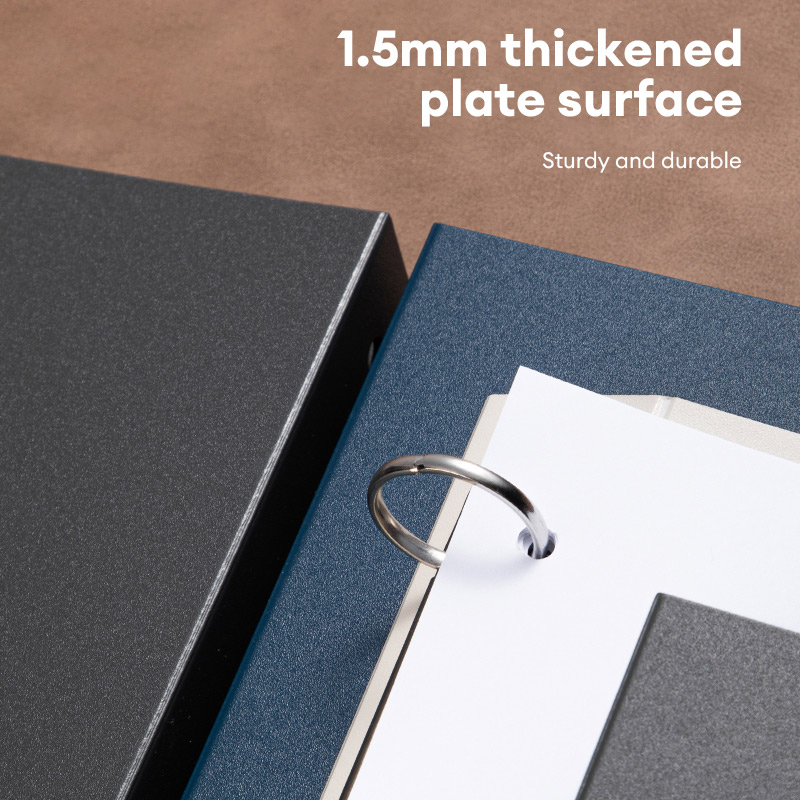 Deli A4 File Folders 4 Hole Clamp File Organizer Folder Document ...