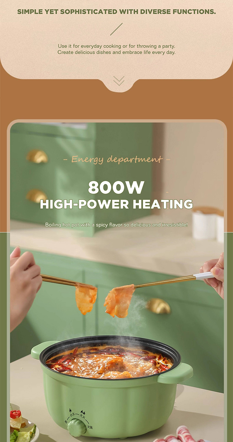 Dreepor Multifunctional Electric Cooker With Steamer Hot Pot Cooker ...