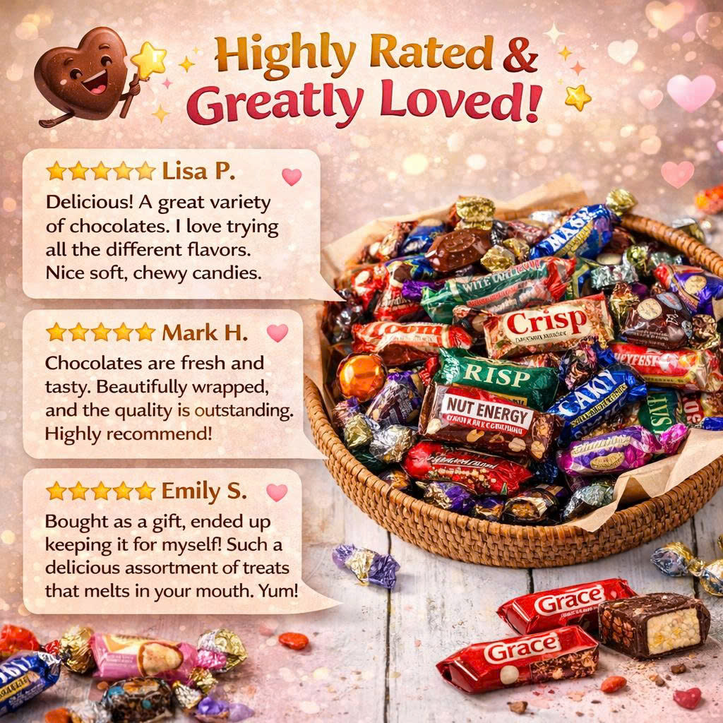 [ BUY 1kg GET 1kg ] Russian Chocolate Mixed Fructose Candy 500g ...