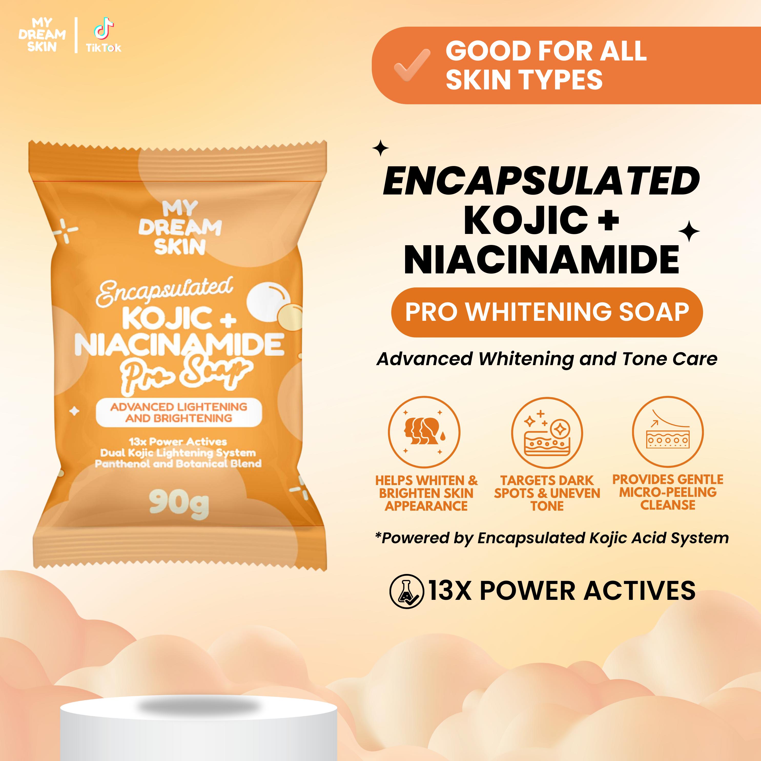 Encapsulated Kojic Niacinamide Pro Whitening Soap | Brightening • Dark ...