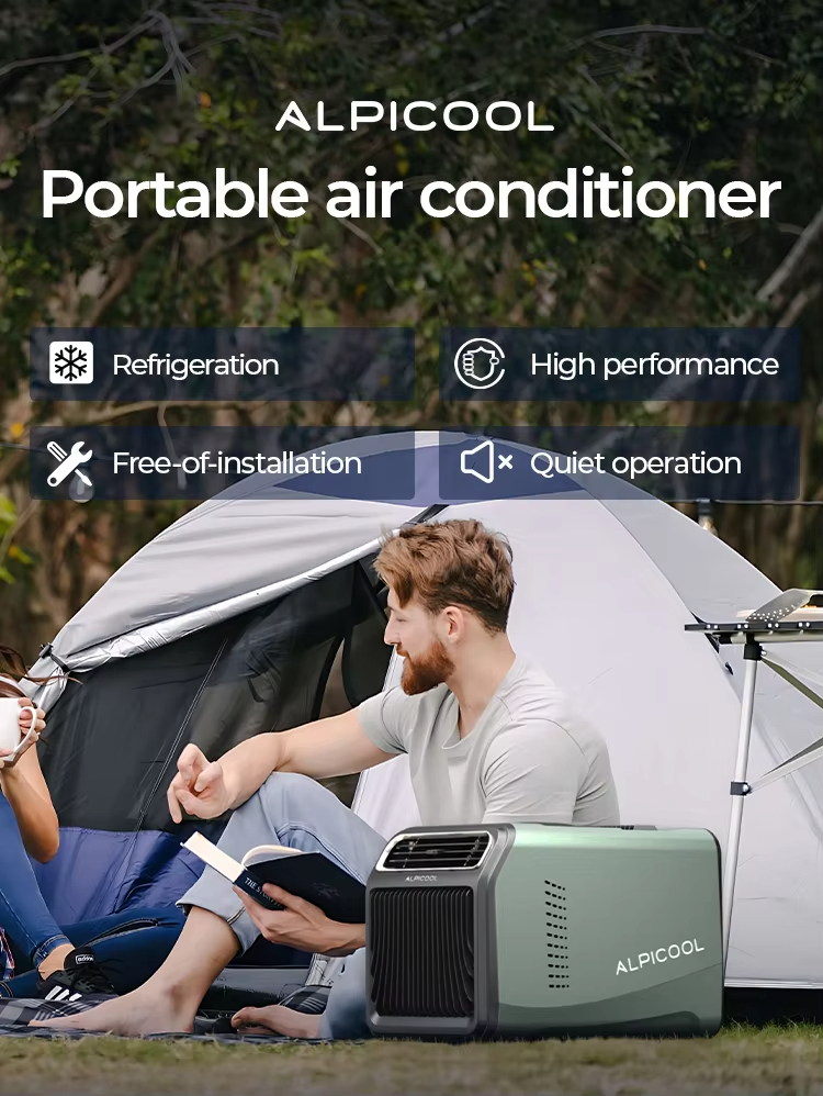 Alpicool YA01 Portable Air Conditioner 220V/48V Mini Aircon 700W ...