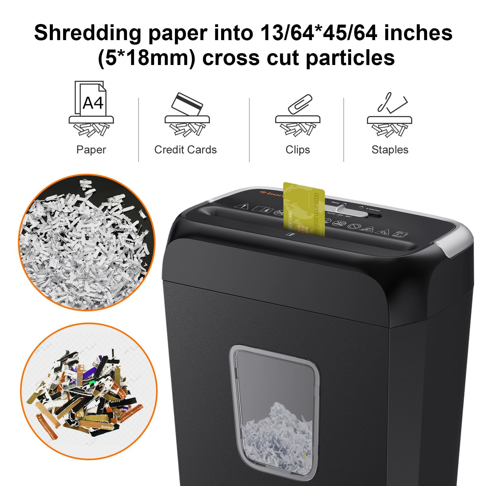 EXPOSE 10L Paper Shredder P-4 High Security Fast Cutting Speed Home ...