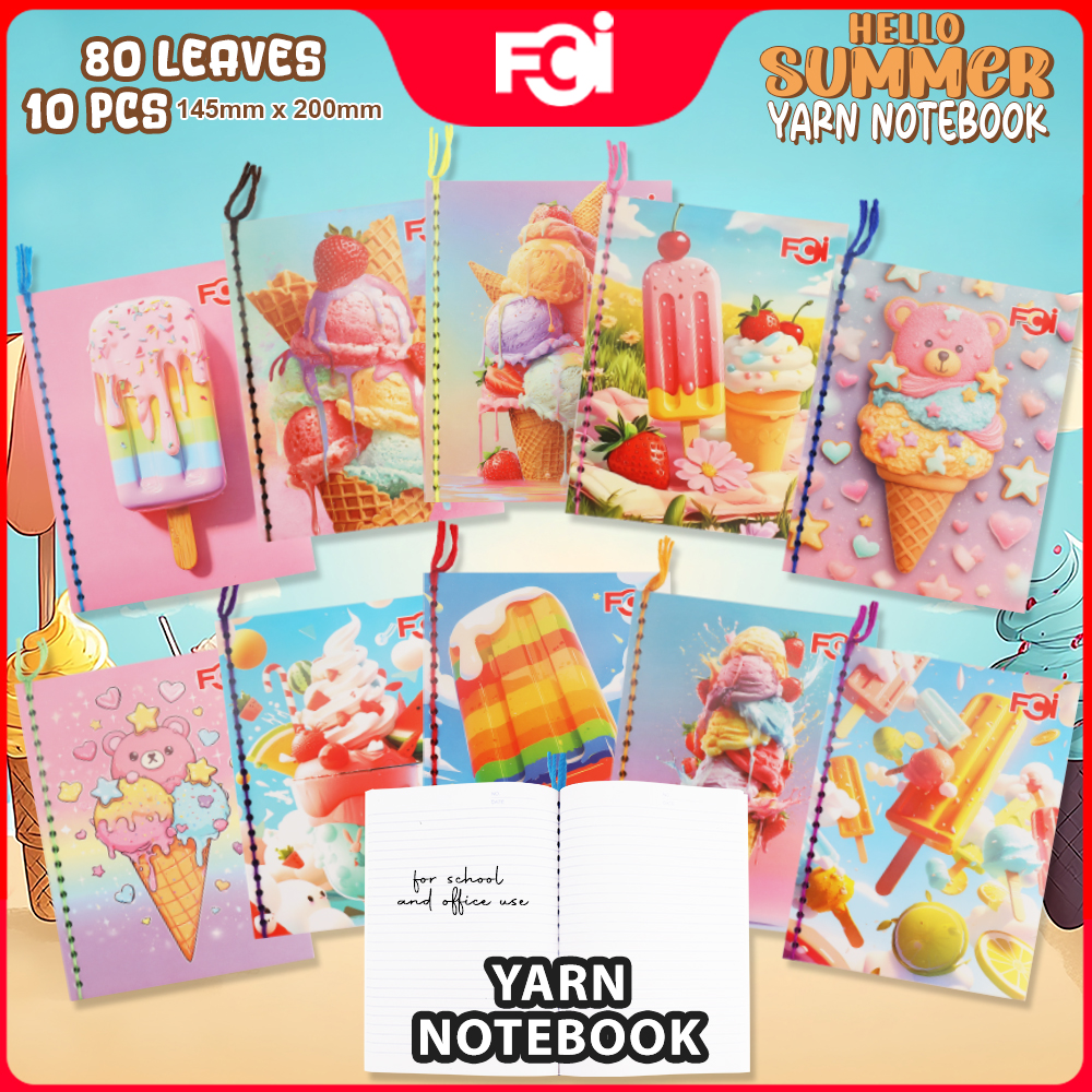 FCI Yarn Notebook with New Upgraded Cute Design, For Elementary ...