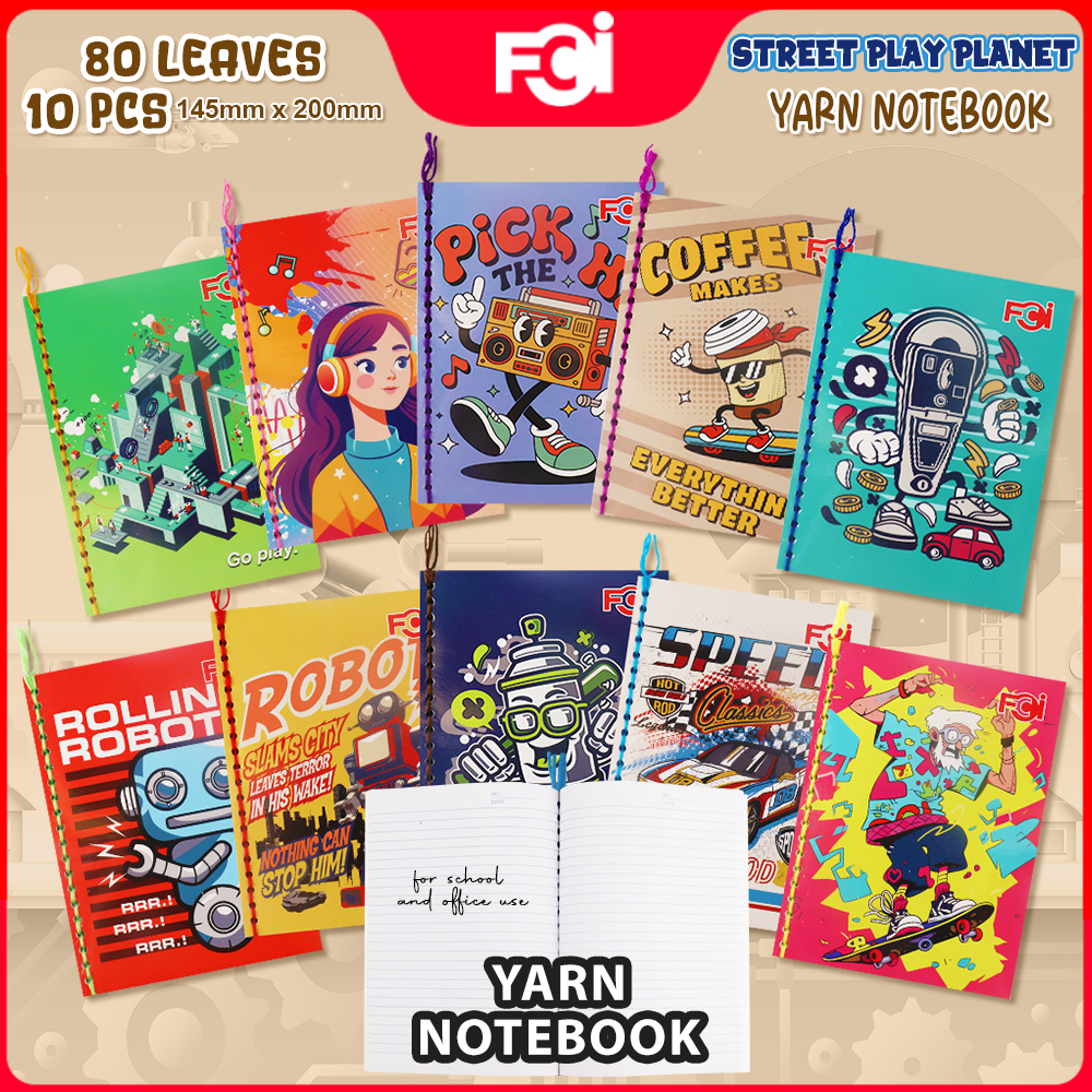 FCI Yarn Notebook with New Upgraded Cute Design, For Elementary ...