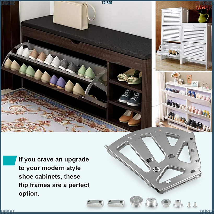 Shoe Cabinet Hinges Steel Shoe Rack Shelf Flip Rack Hardware Frame Shoe ...