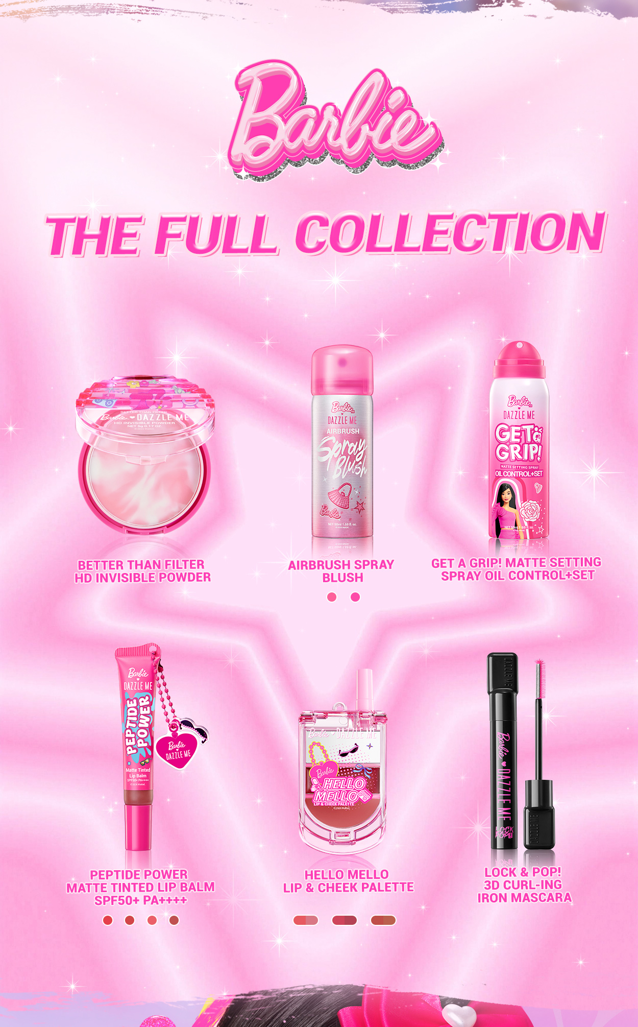 Limited Edition | DAZZLE ME X Barbie Lock & Pop! 3D Curl-ing Iron ...