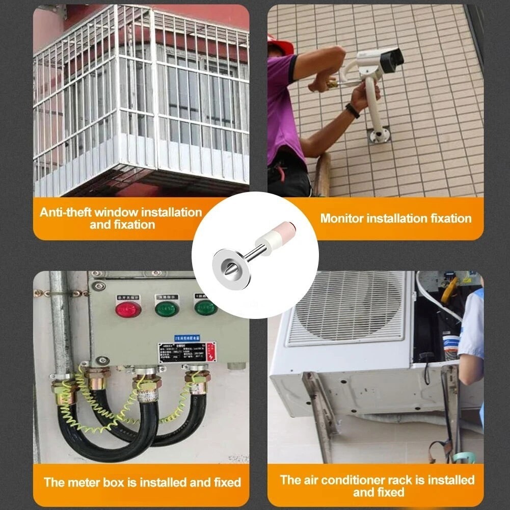 200PCS Steel Nail Gun Mini Rivet Gun Bullet Nail Gun Concrete Fire Nail ...