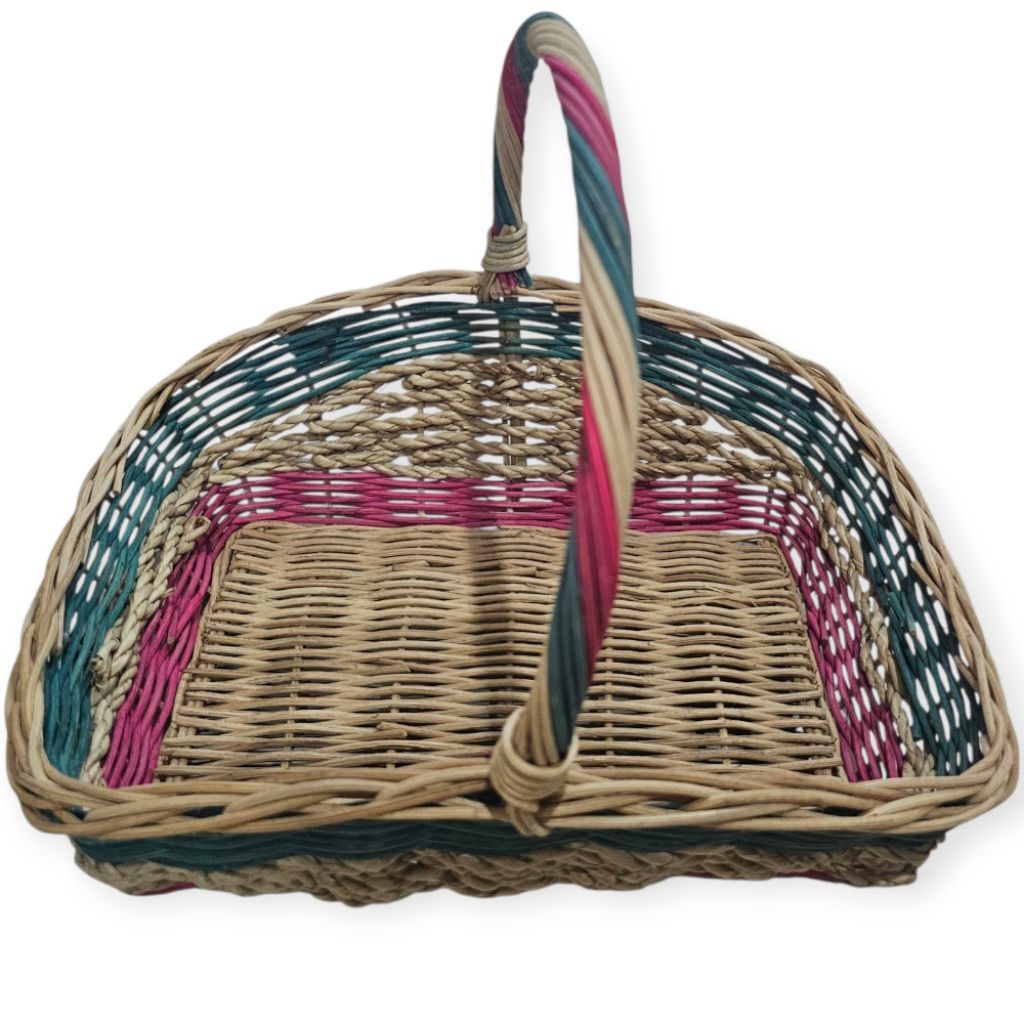 Woven Rattan Fruit Basket Big | Shopee Philippines