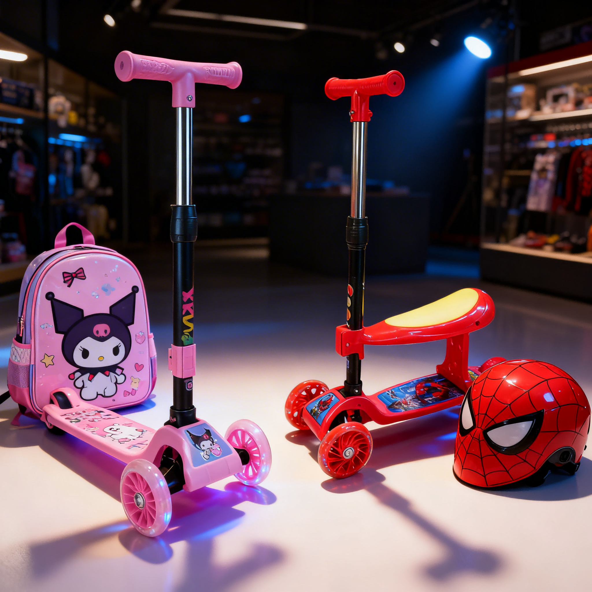 folding scooter for kids ride on toy car for 3 years old scooters with ...
