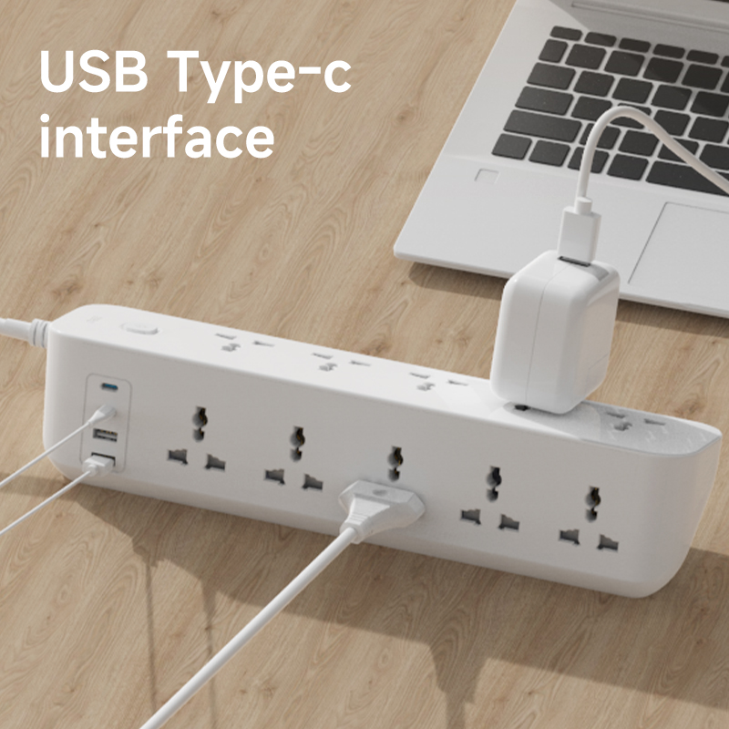 Deli Vuisgn Triangular Universal Socket Extension Cord Socket Plug Usb ...