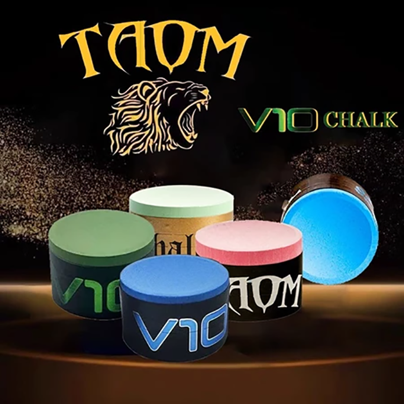 TAOM V10 Chalk Green/Blue Chalk For Billiards Snooker Round