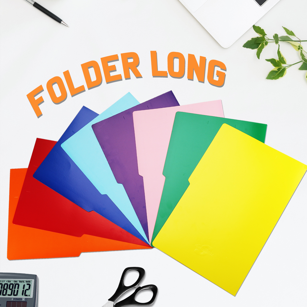 FCI COLORED FOLDER Size Long / Short 8 Colors 11 Points Files and ...