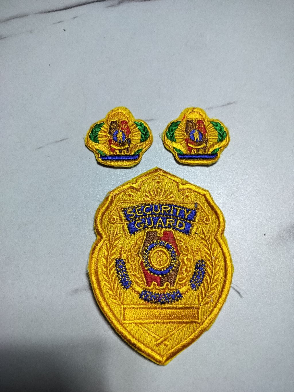 BADGE & COLLAR PIN EMBROIDERY FOR SECURITY GUARD | Shopee Philippines