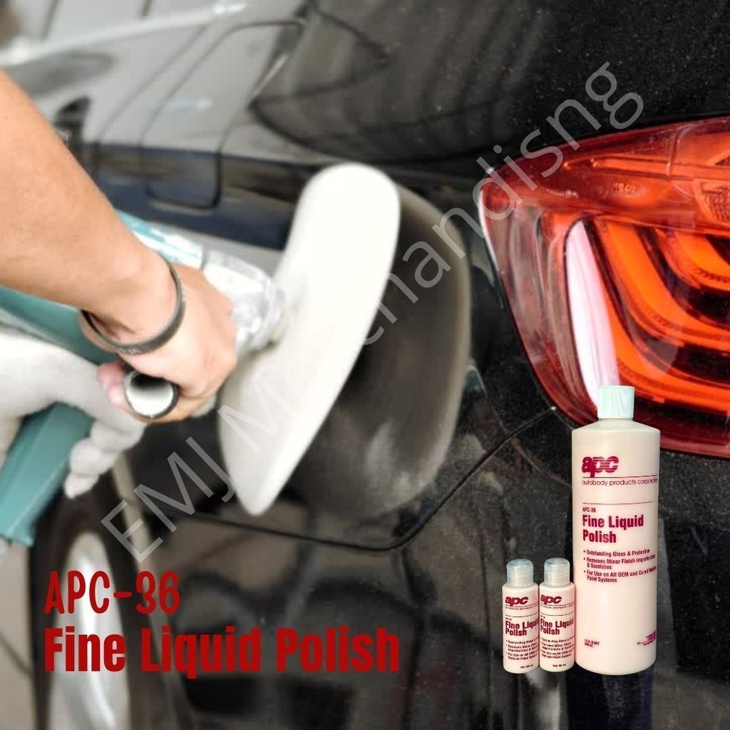 EMJ APC Fine Liquid Polish 1 US Quart/946ml & 550ml (APC Wax) Auto ...