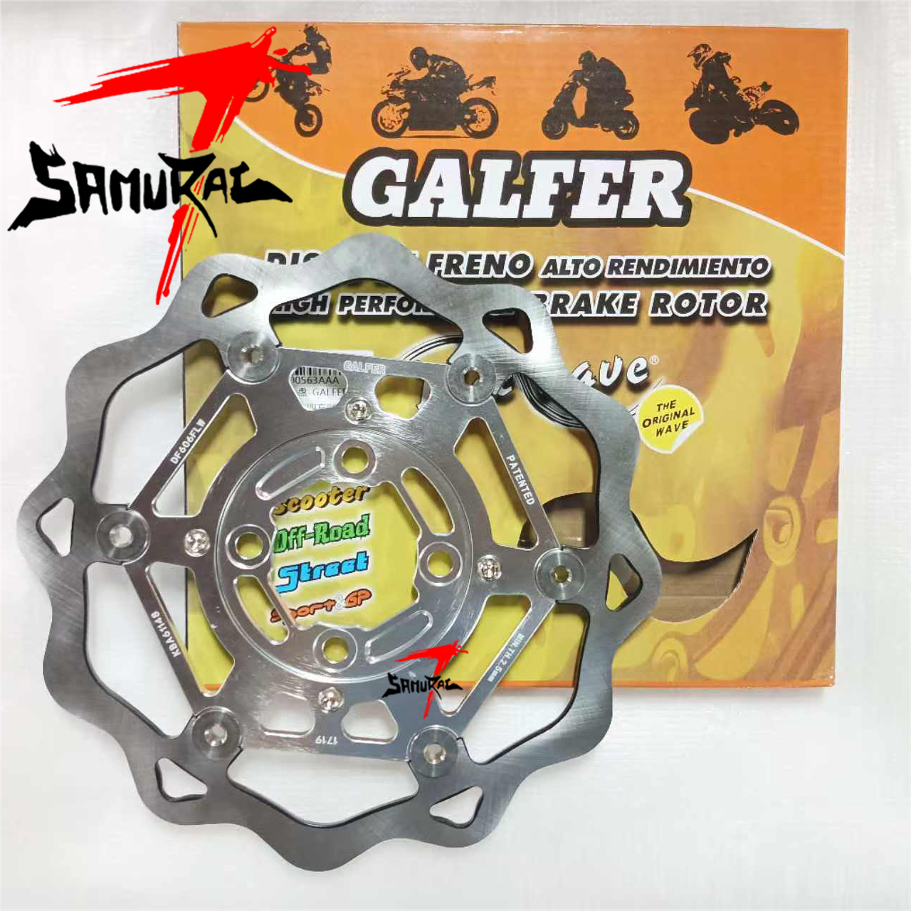 Galfer 260mm Disc Plate Brake 4Hole Front Piring Disk for Click125 ...