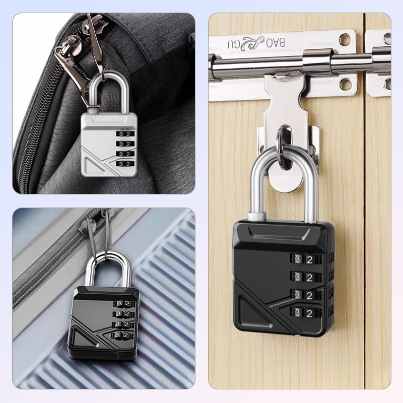Key password two-in-one Zinc Alloy Combination Padlock Digital Padlock ...