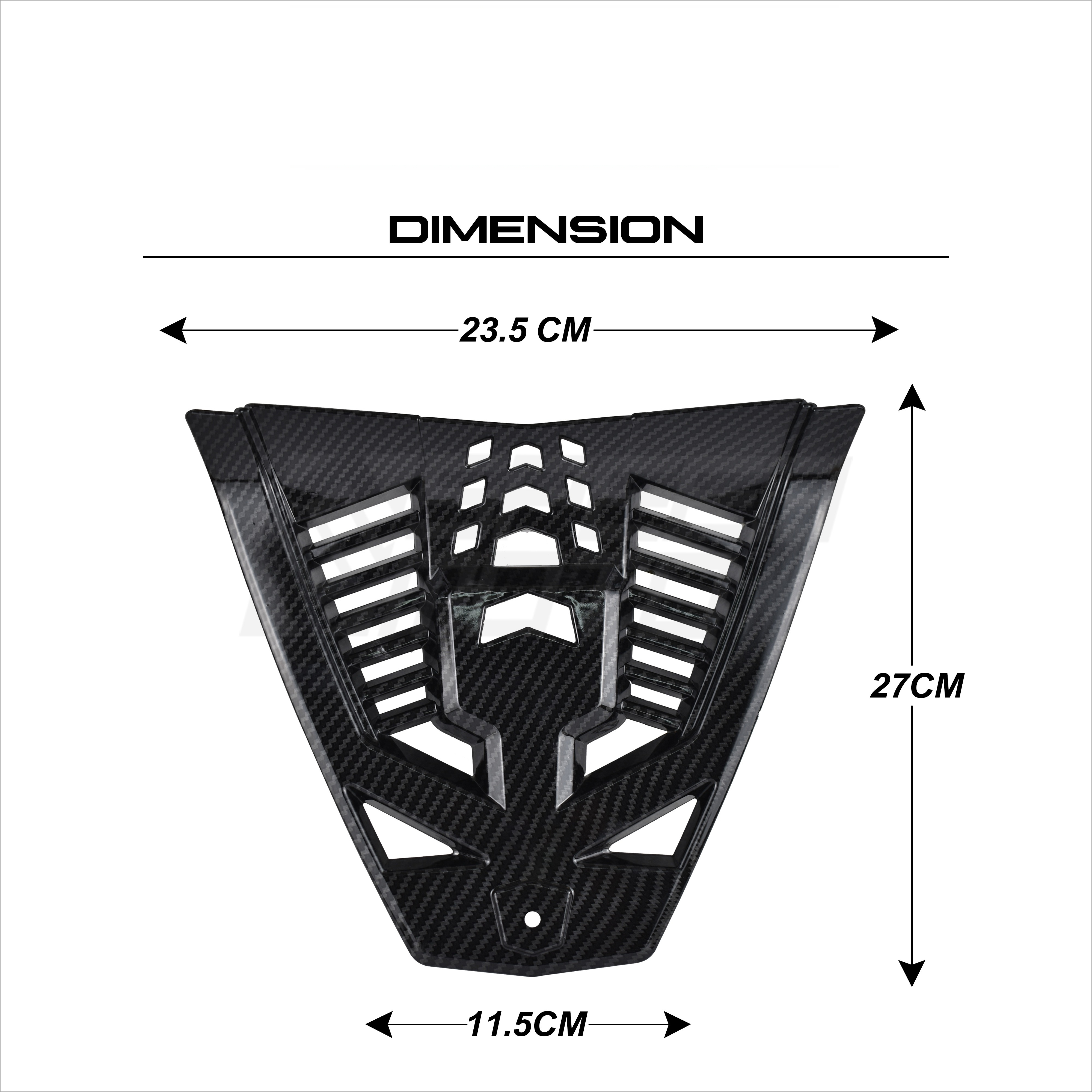 YAMAHA SNIPER 150 ENGINE COVER / RADIATOR COVER CARBON | Shopee Philippines