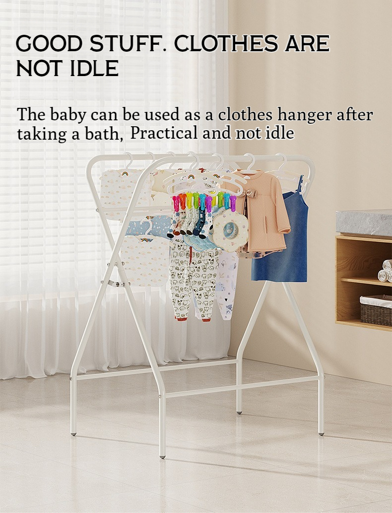 Newborn Baby Bath Tub with Stand Foldable Bath Tub Stand Support Soft ...