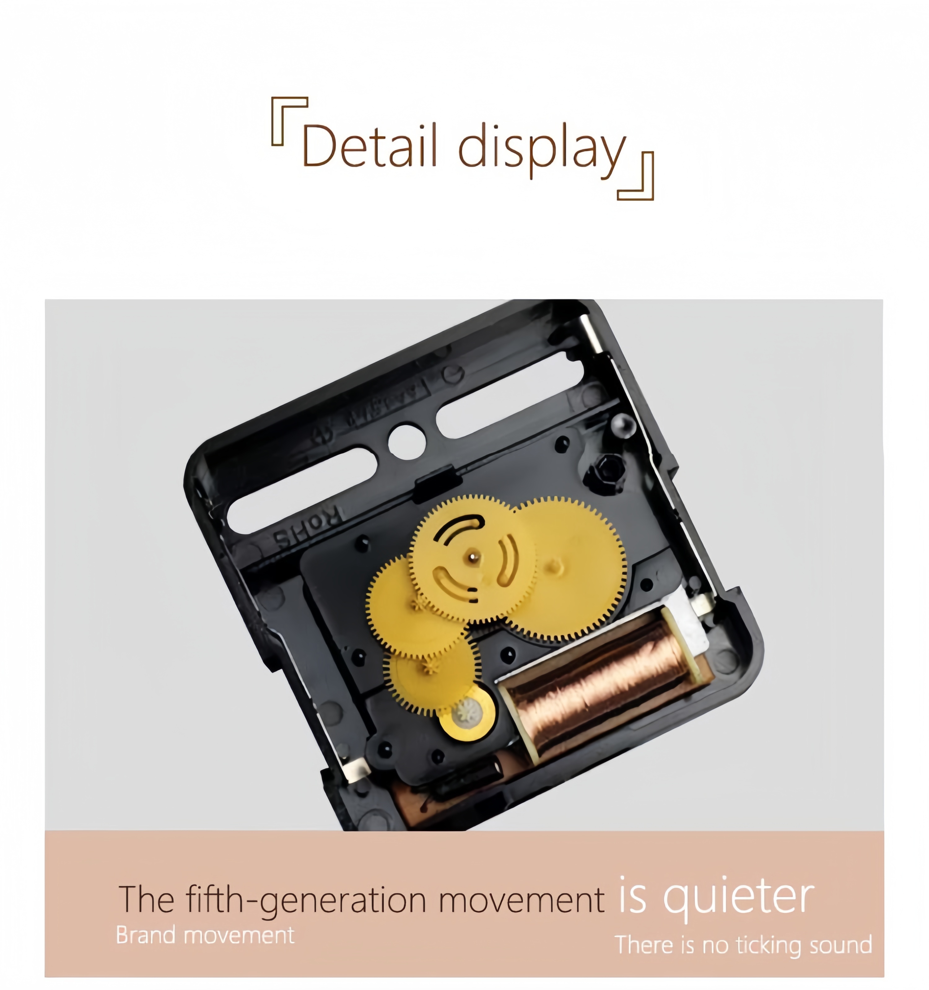 Butler's 12/10/8lnch digital clock Quartz Decor glass face wall clock ...