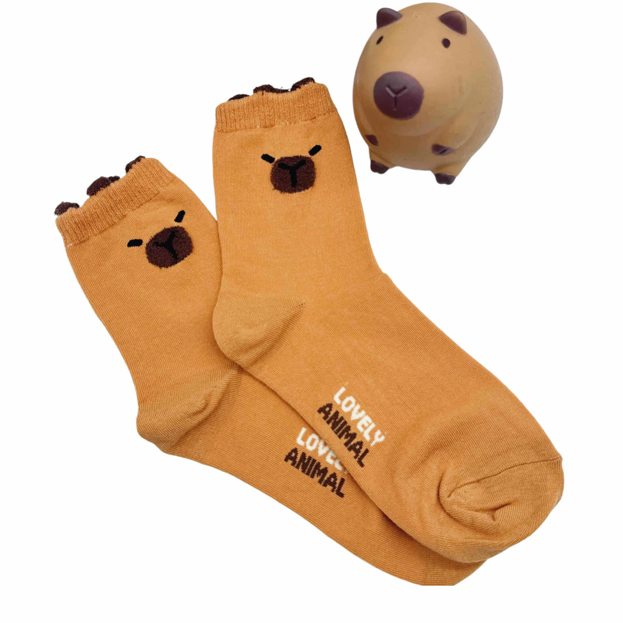 Korean Socks- Capy Bara Face Iconic Socks | Shopee Philippines