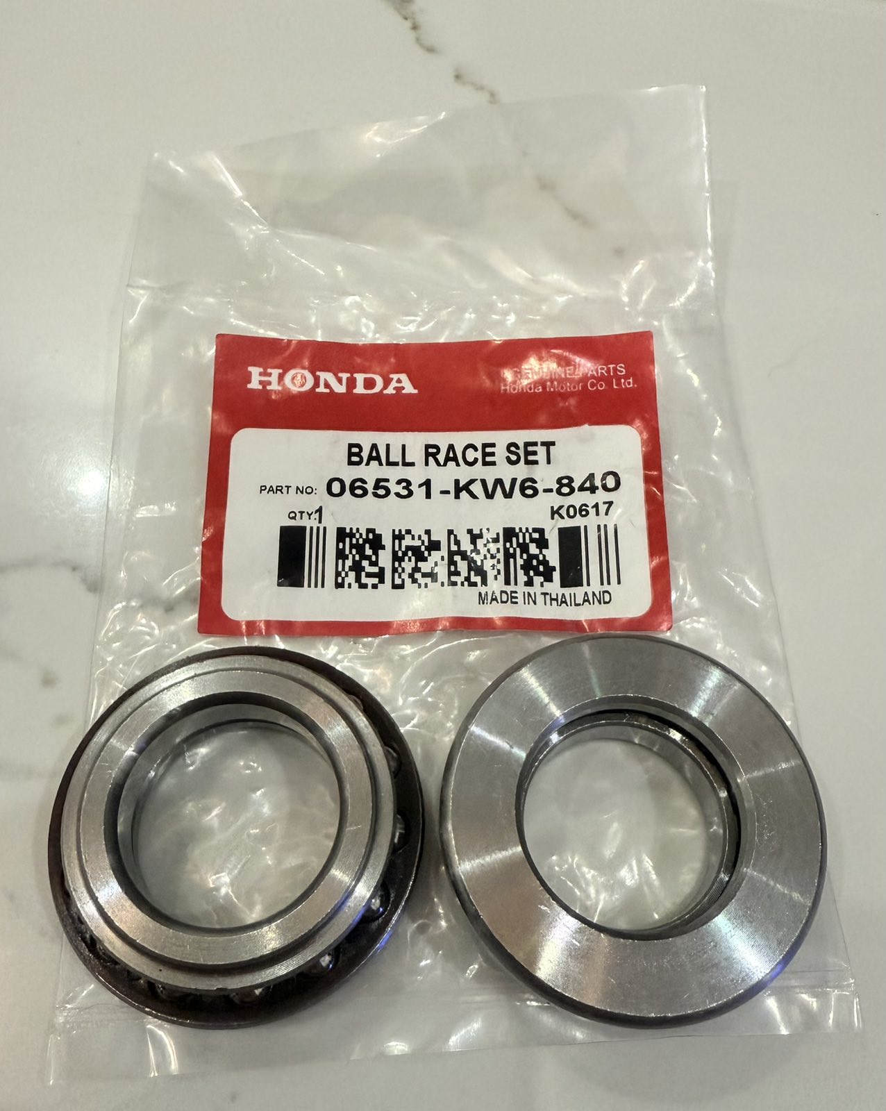 TMX SUPREMO BALL RACE RS 150 HONDA XRM 125 RS FI THAILAND GENUINE PARTS ...