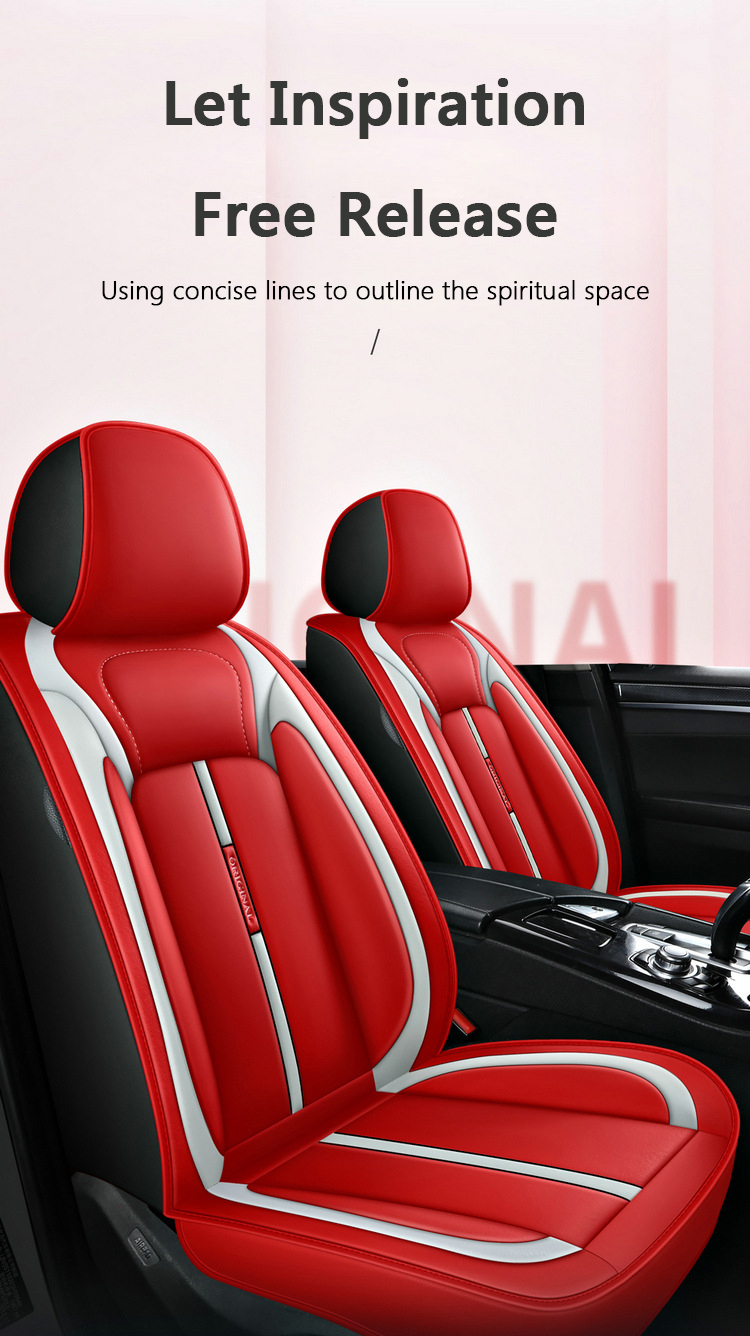 Toyota specific 5-seat leather car seat cover for Hilux Rush Corolla ...