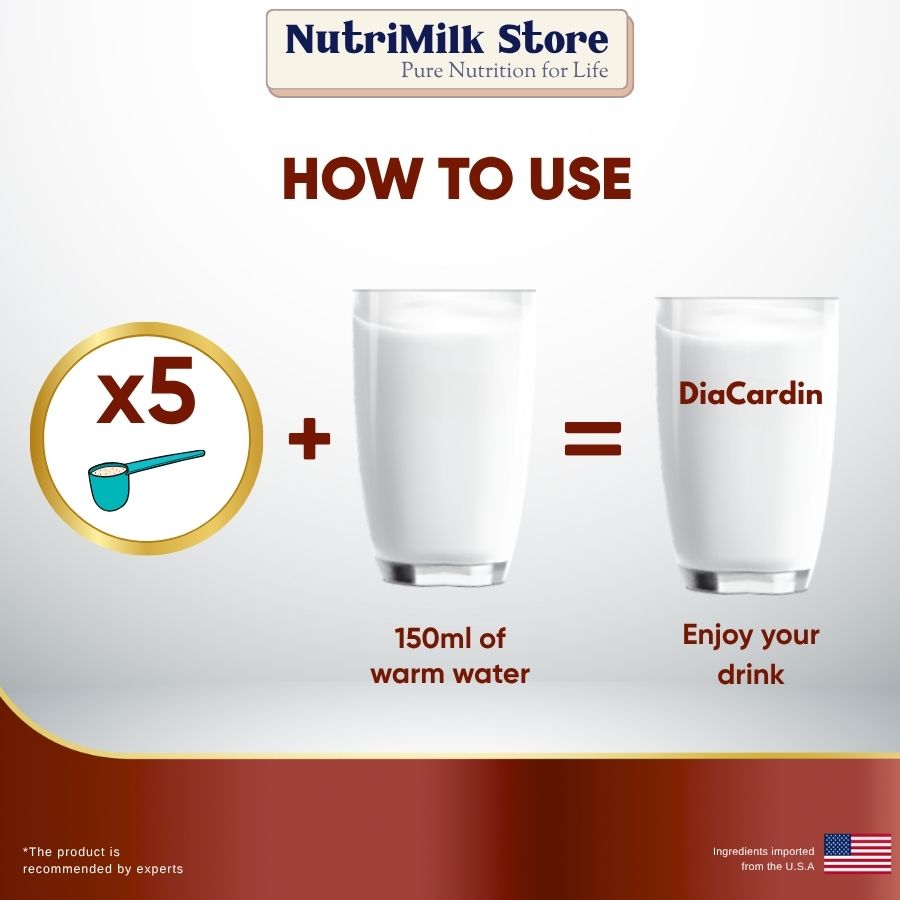Diabetic Milk DiaCardin, Milk Powder Nutritional Support for Heart And ...