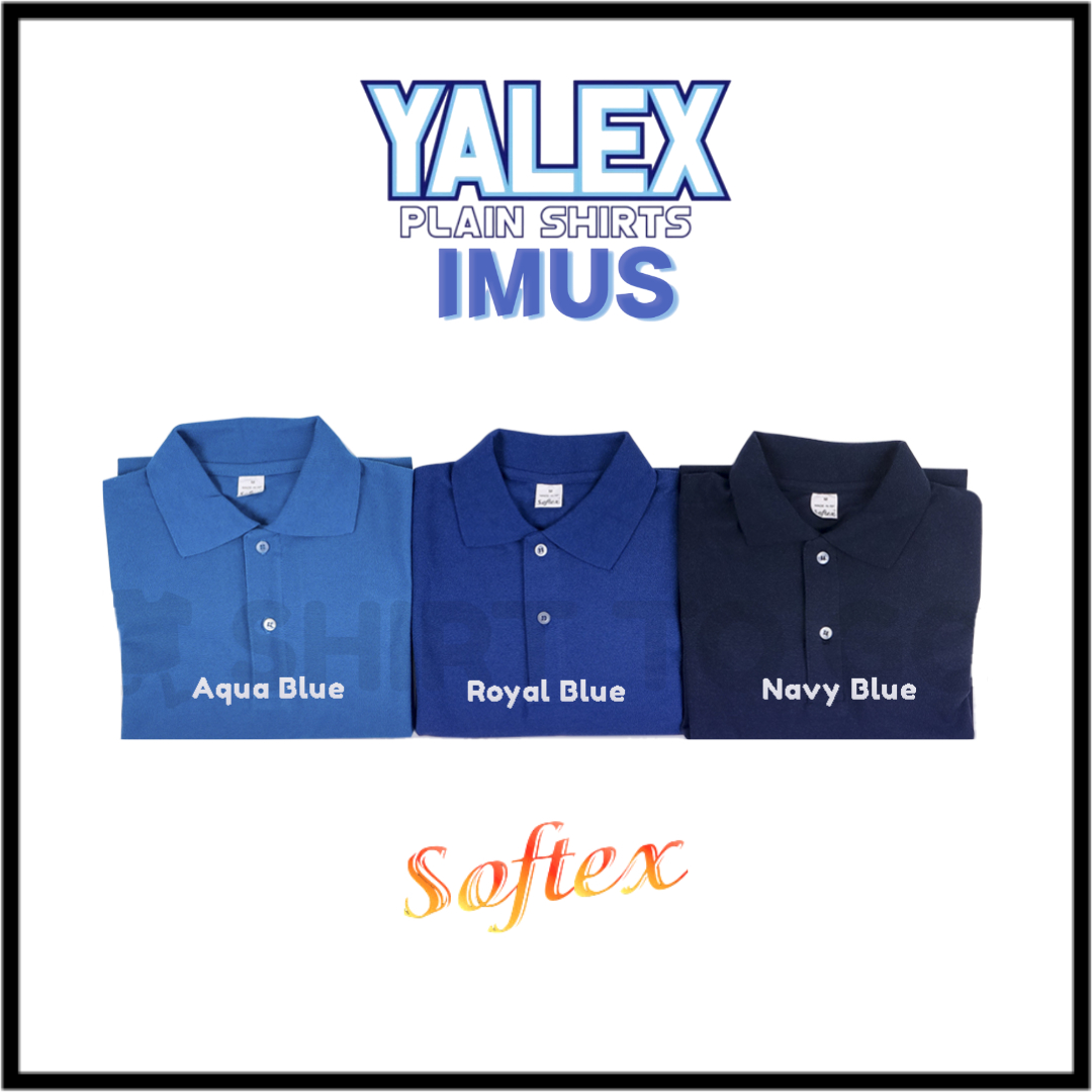 SOFTEX - PLAIN POLO SHIRT FOR MEN AND WOMEN AQUA NAVY ROYAL LIGHT BLUE ...