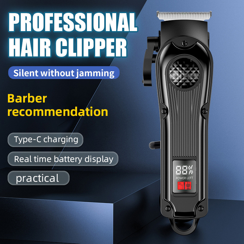Professional Electric Shaving Razor Hair Clipper Rechargeable Trimmer ...