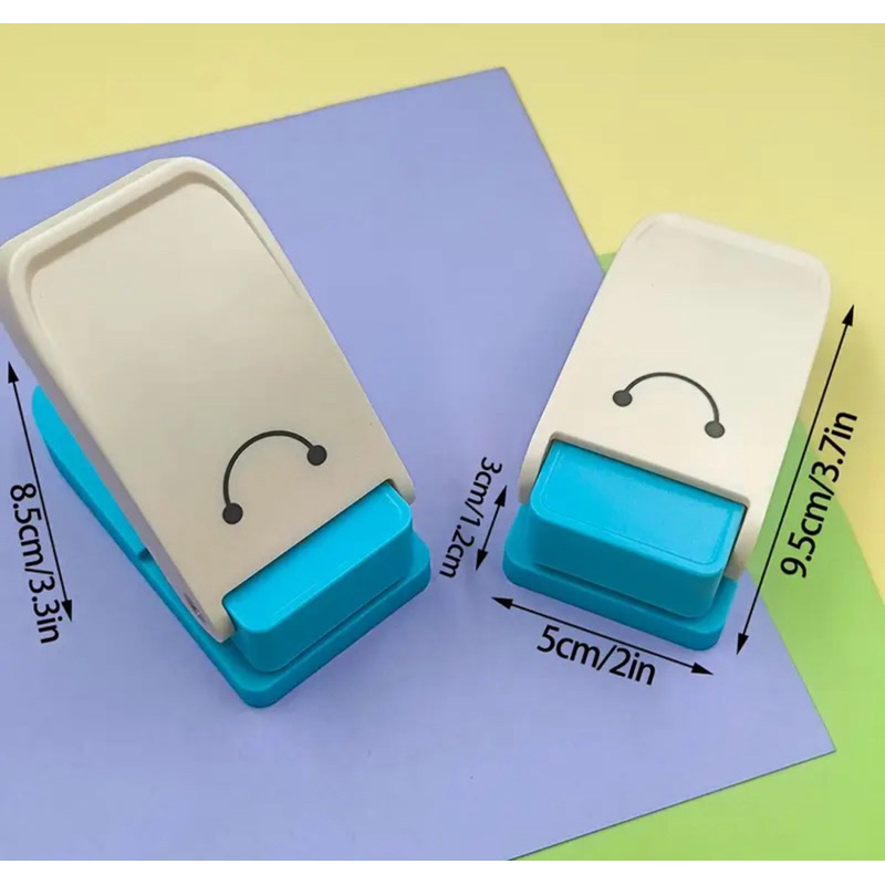 Keychain Embossing Machine Smiley Face Design Hole Puncher Office Paper ...
