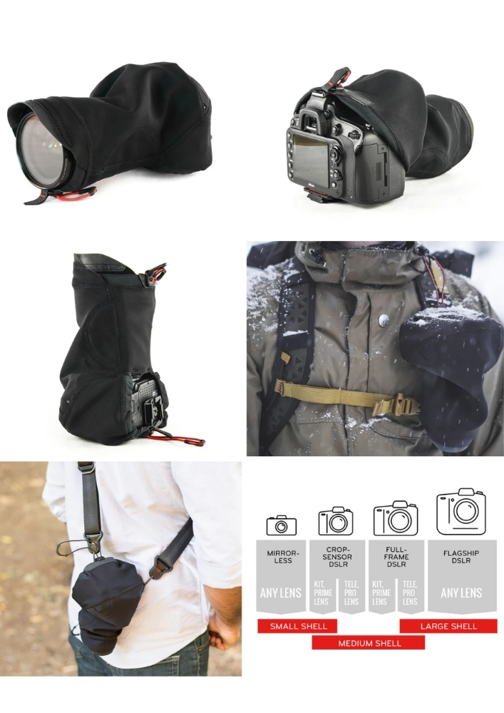 Peak Design Shell Form-Fitting Rain and Dust Cover, Weather-Resistant ...