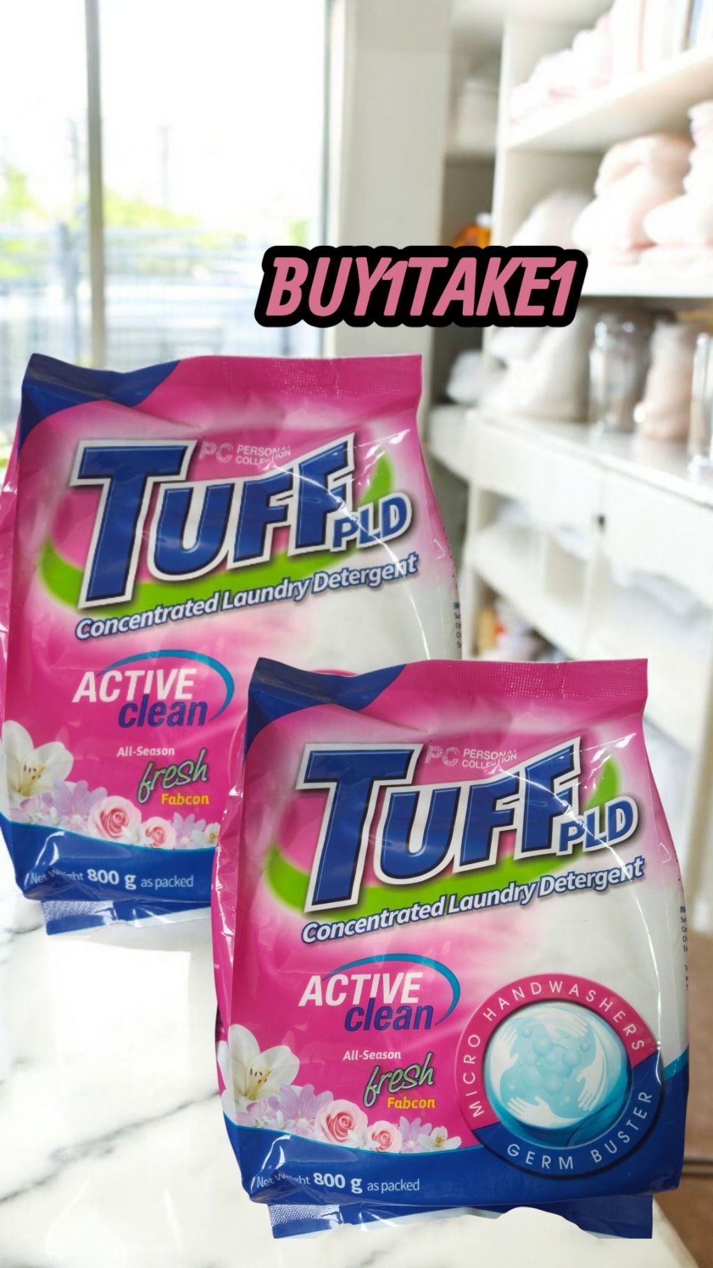 PERSONAL COLLECTION Tuff PLD Powder Laundry Detergent BUY1TAKE1 800 ...