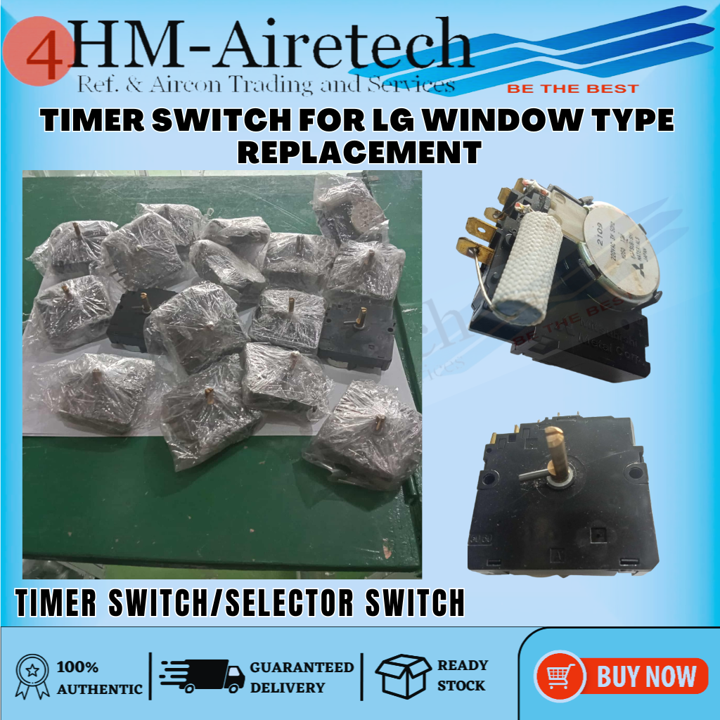 FOURHM TIMER SWITCH for WINDOW TYPE AIRCON PARTS. | Shopee Philippines