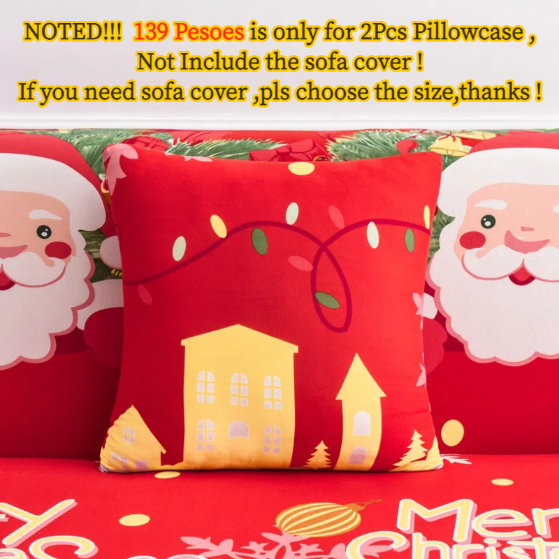 Christmas Sofa Cover Ultra Soft 1/2/3/4 Seater Couch Cover for Regular ...