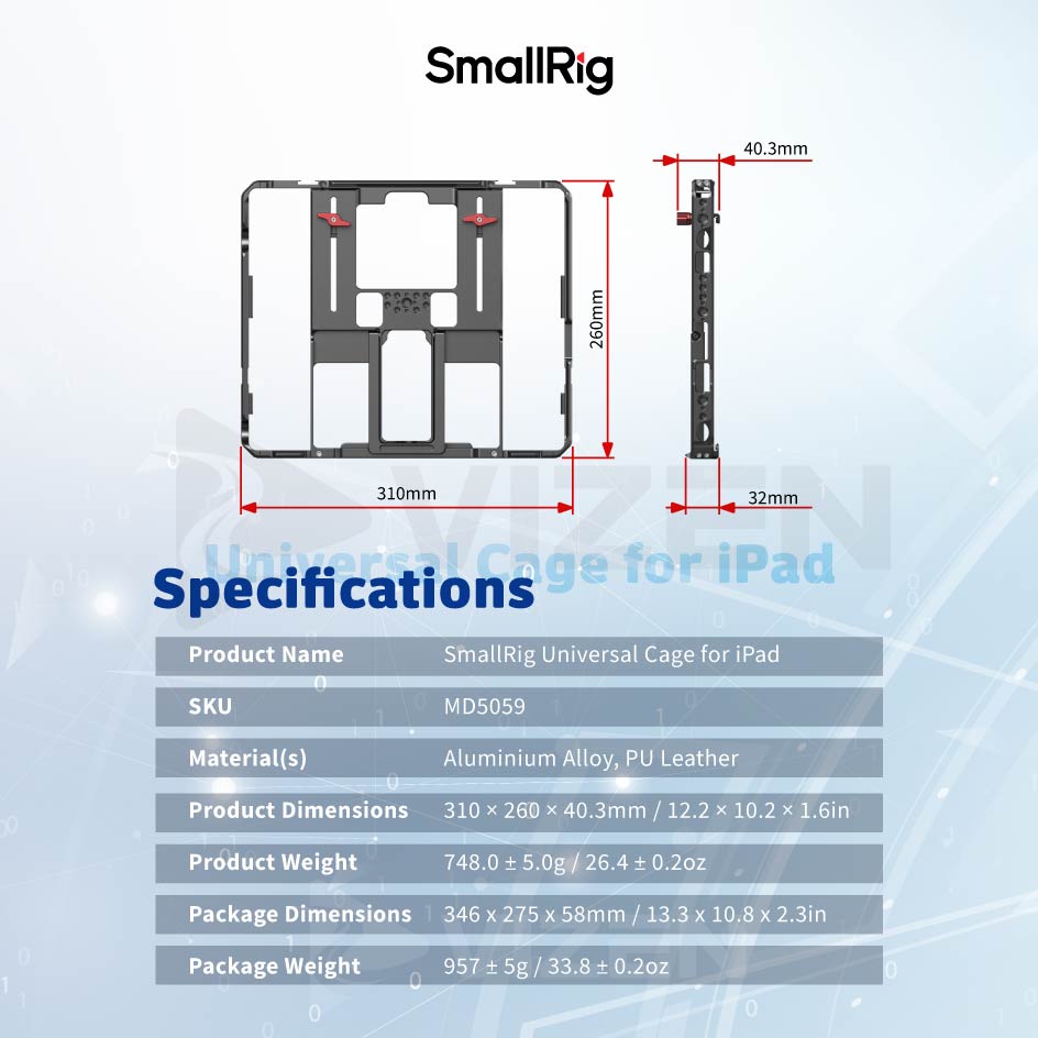 SmallRig universal tablet cage MD5059 | Shopee Philippines