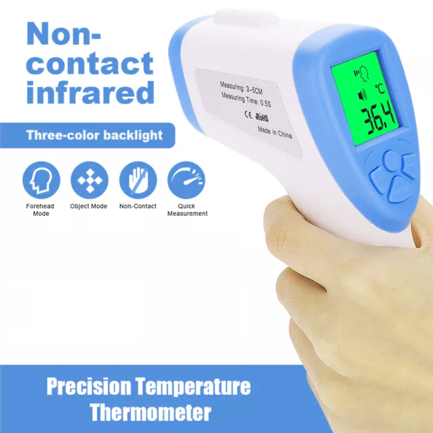 Wrist BloodPressure Digital Monitor Plus Forehead thermometer Plus ...