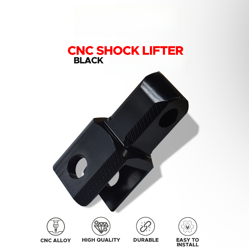 Elite Series 7mm CNC Alloy Shock Lifter - One Piece Shock Extension for ...