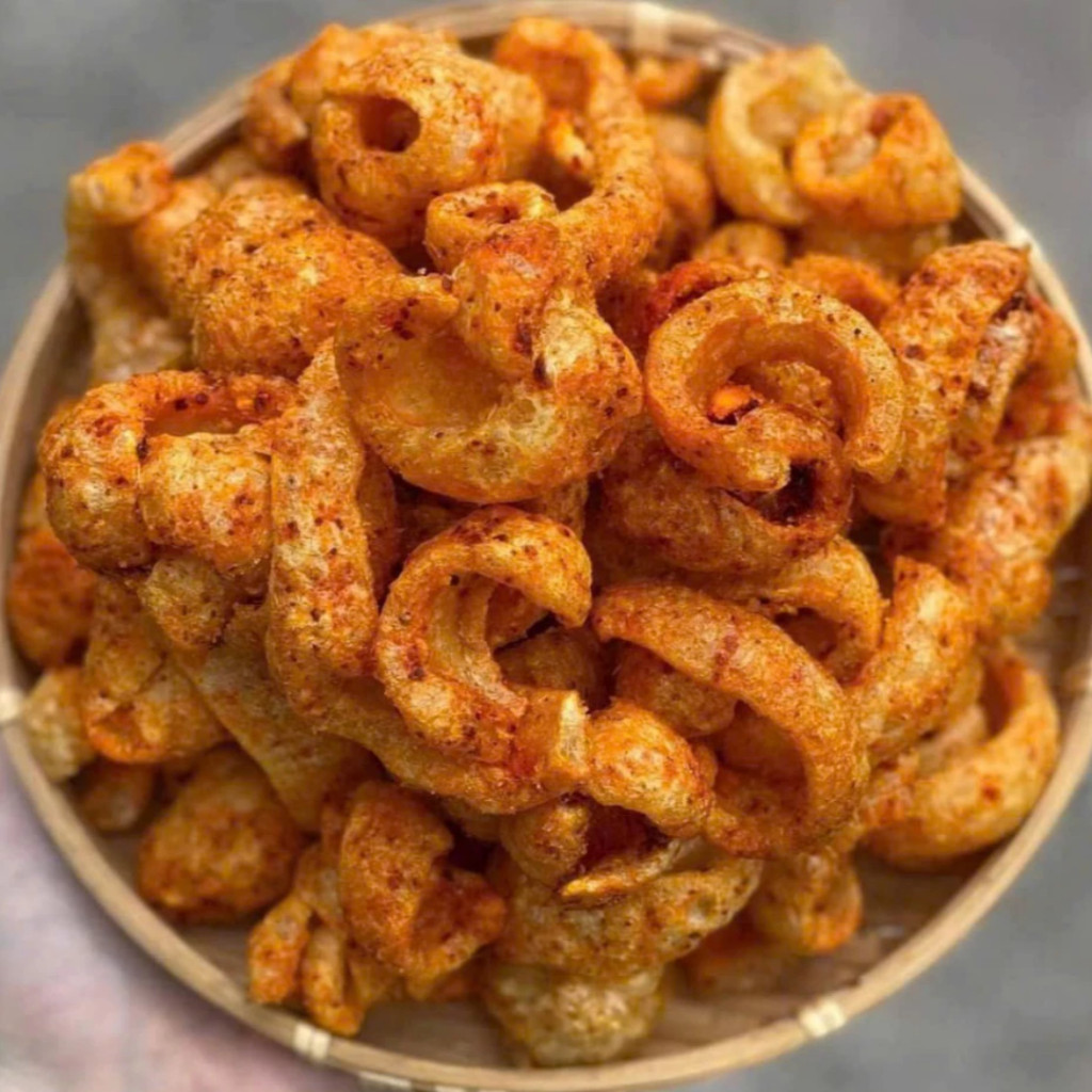 Premium Crispy Pork Rinds – Butter Garlic Chili Flavor, Savory & Spicy ...