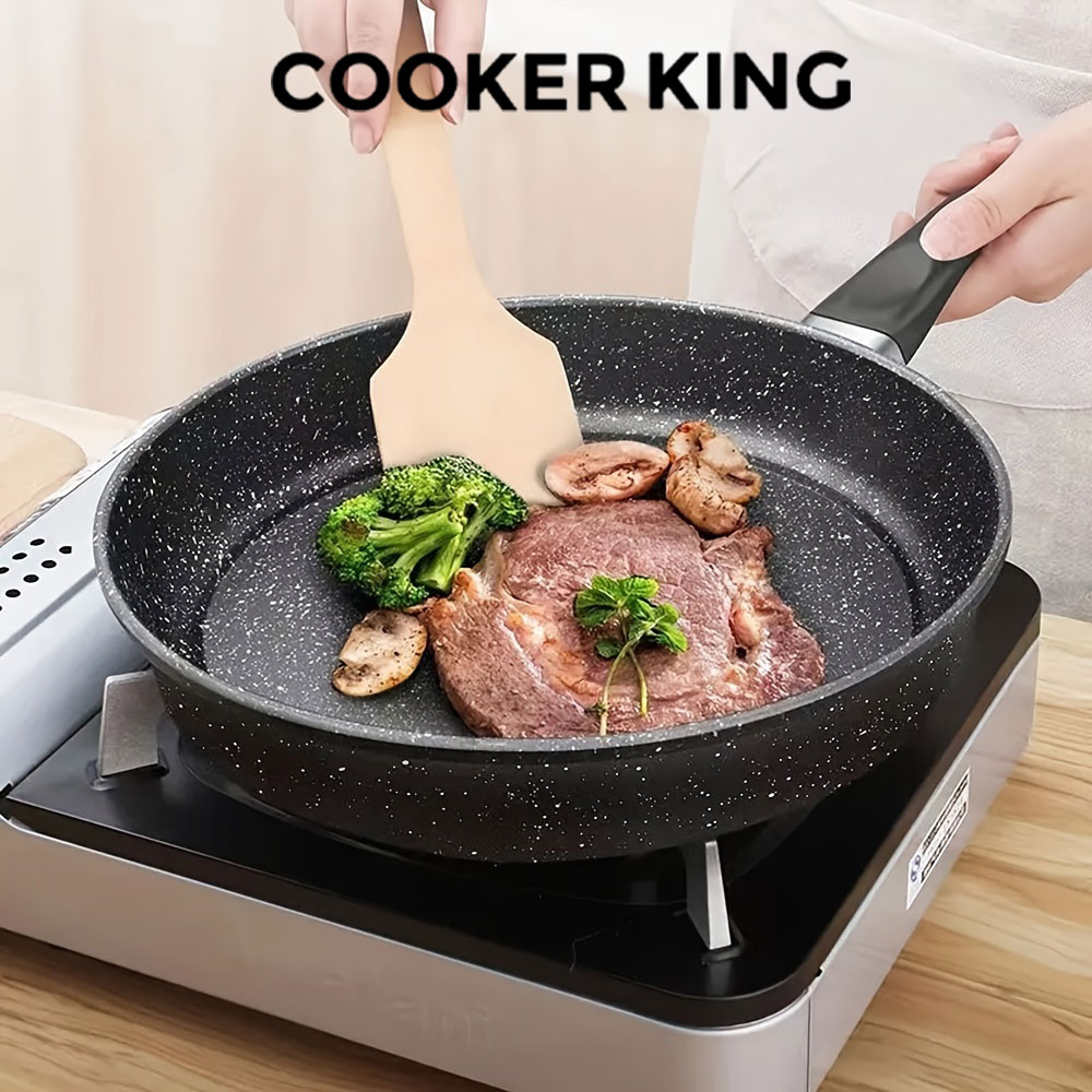 COOKER KING 20cm/24cm/28cm non stick frying pan home cookware cooking ...
