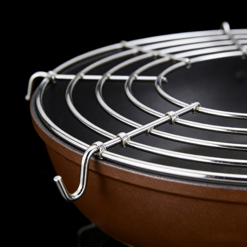 Premium Stainless Steel Frying Oil Strainer Steam Rack Fine Mesh ...