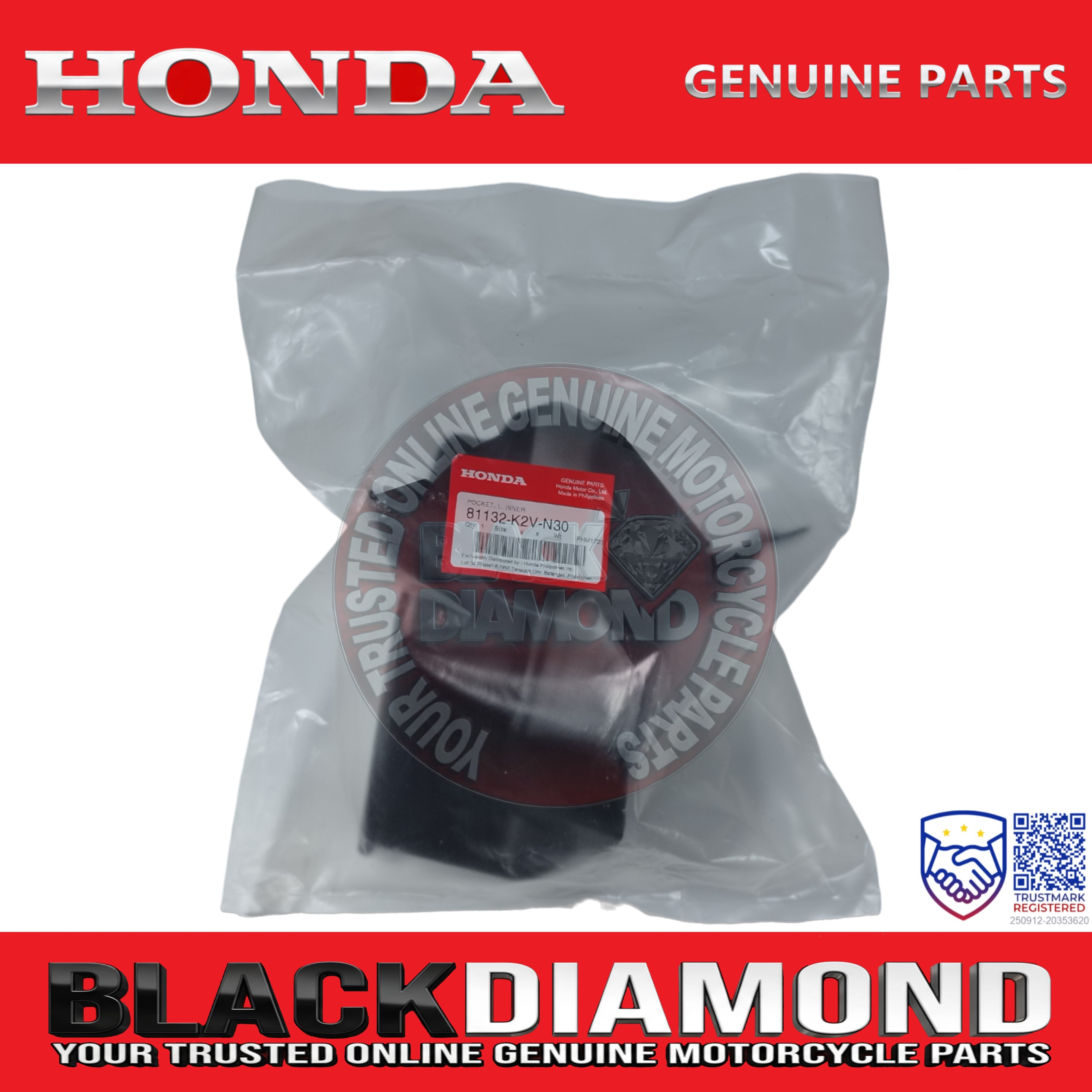 JOEY - ORIGINAL HONDA CLICK 125i VERSION 3 | POCKET, LEFT INNER | PART ...